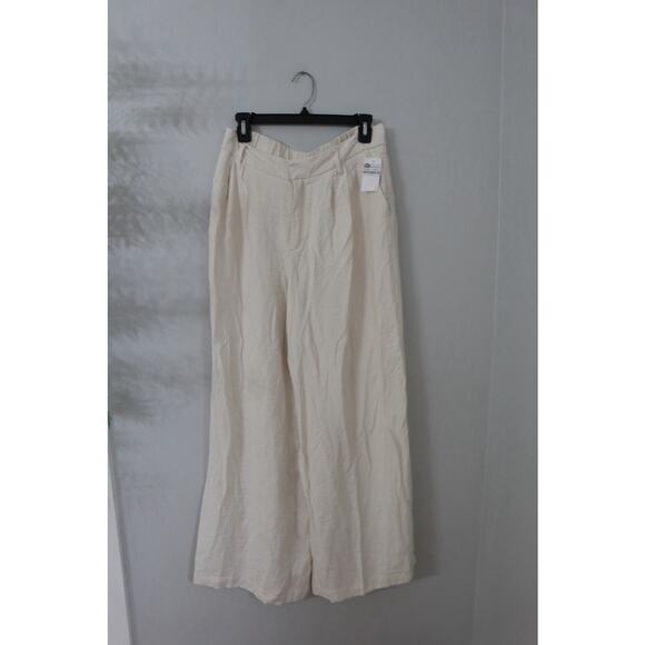 A New day Cream Wide Leg Pants. Comfy Casual Cool 10 - Picture 1 of 9